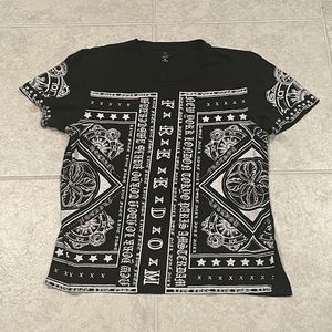 men’s medium black freedom illuminati shirt